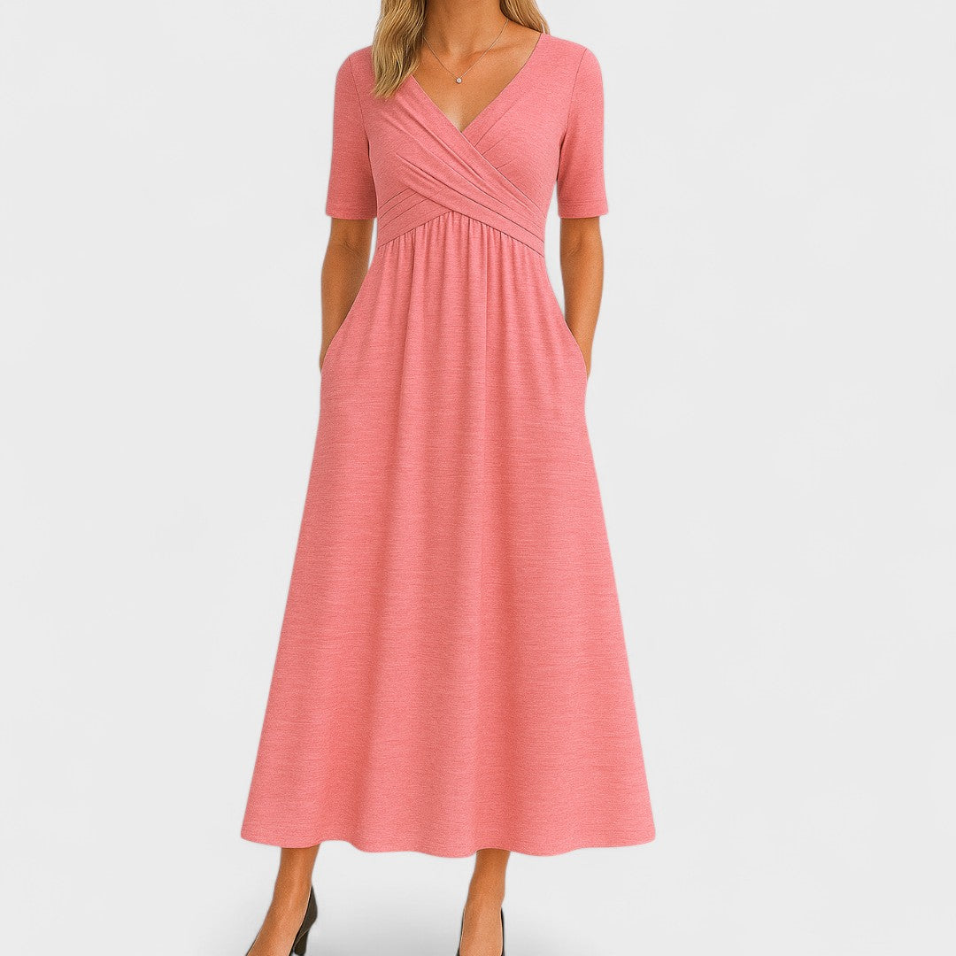 Angela – Elegant Midi Dress for Every Occasion