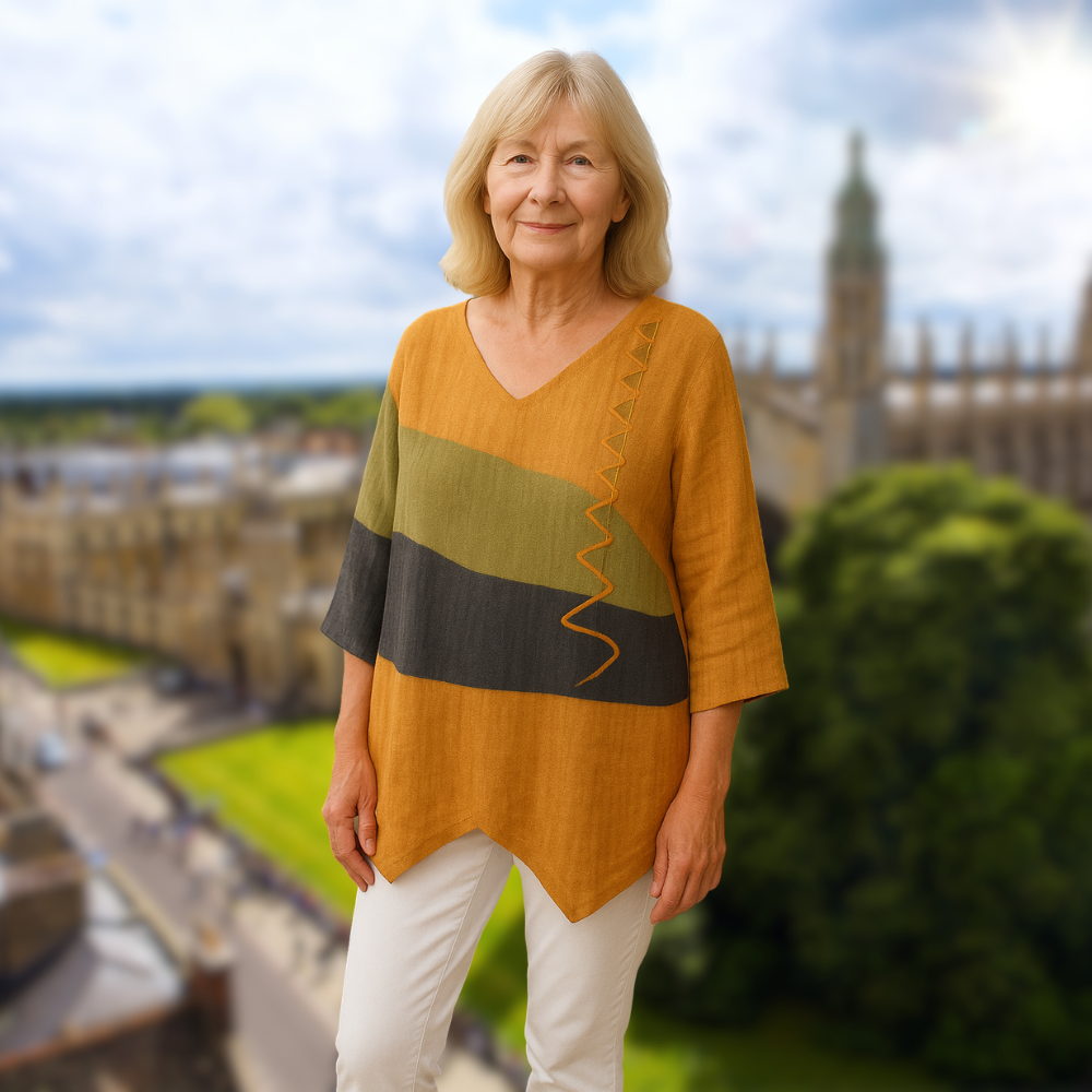 Charlotte – Artistic V-Neck Tunic