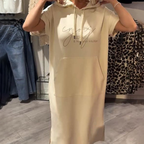 Mya™ | Casual dress with hood and feminine fit