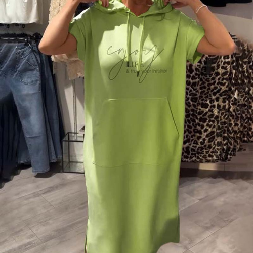 Mya™ | Casual dress with hood and feminine fit