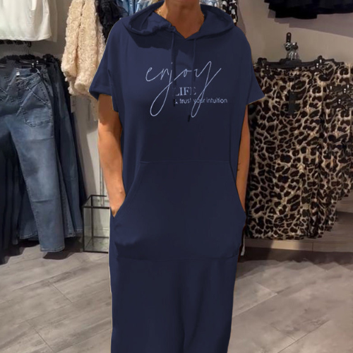Mya™ | Casual dress with hood and feminine fit