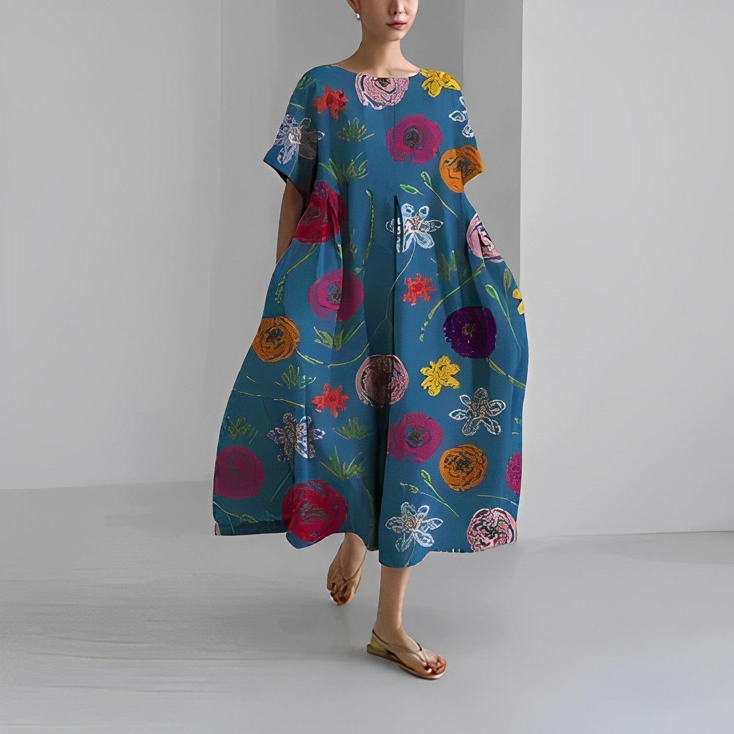 Alessia - Bohemian floral dress