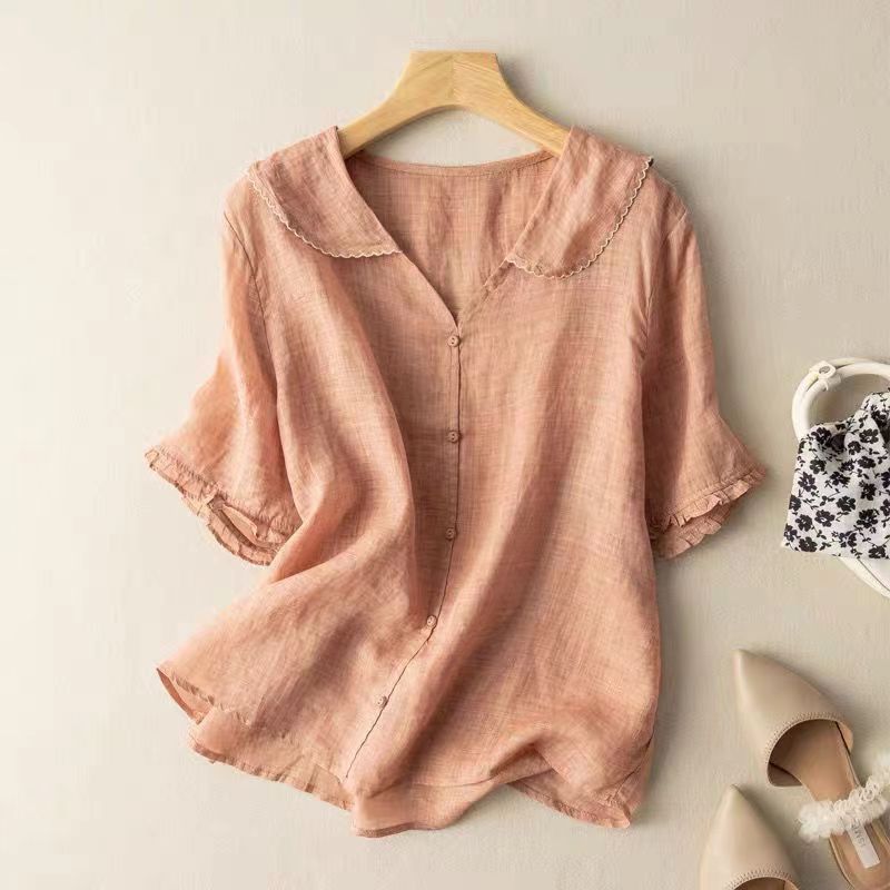Margaret | Airy Linen Vacation Blouse