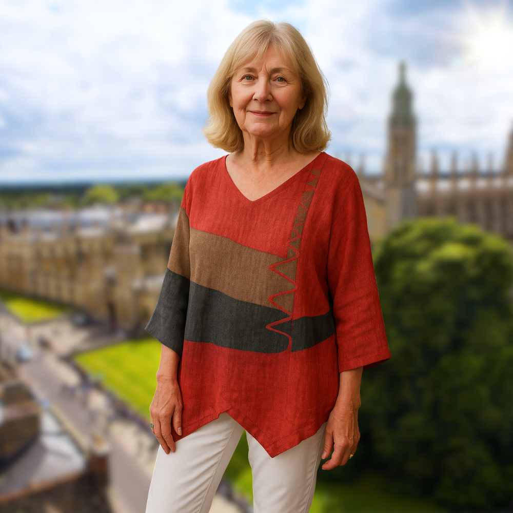 Charlotte – Artistic V-Neck Tunic