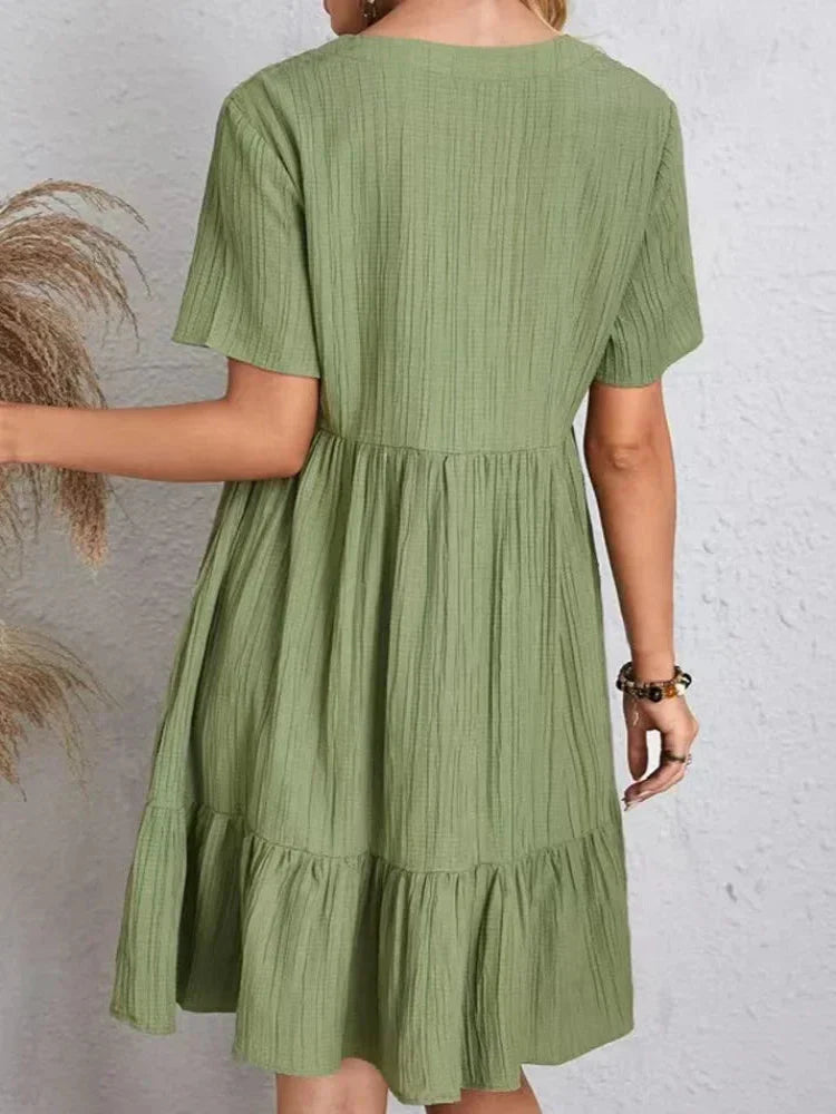 Patricia™ - Flattering Elegant Dress for the Tummy