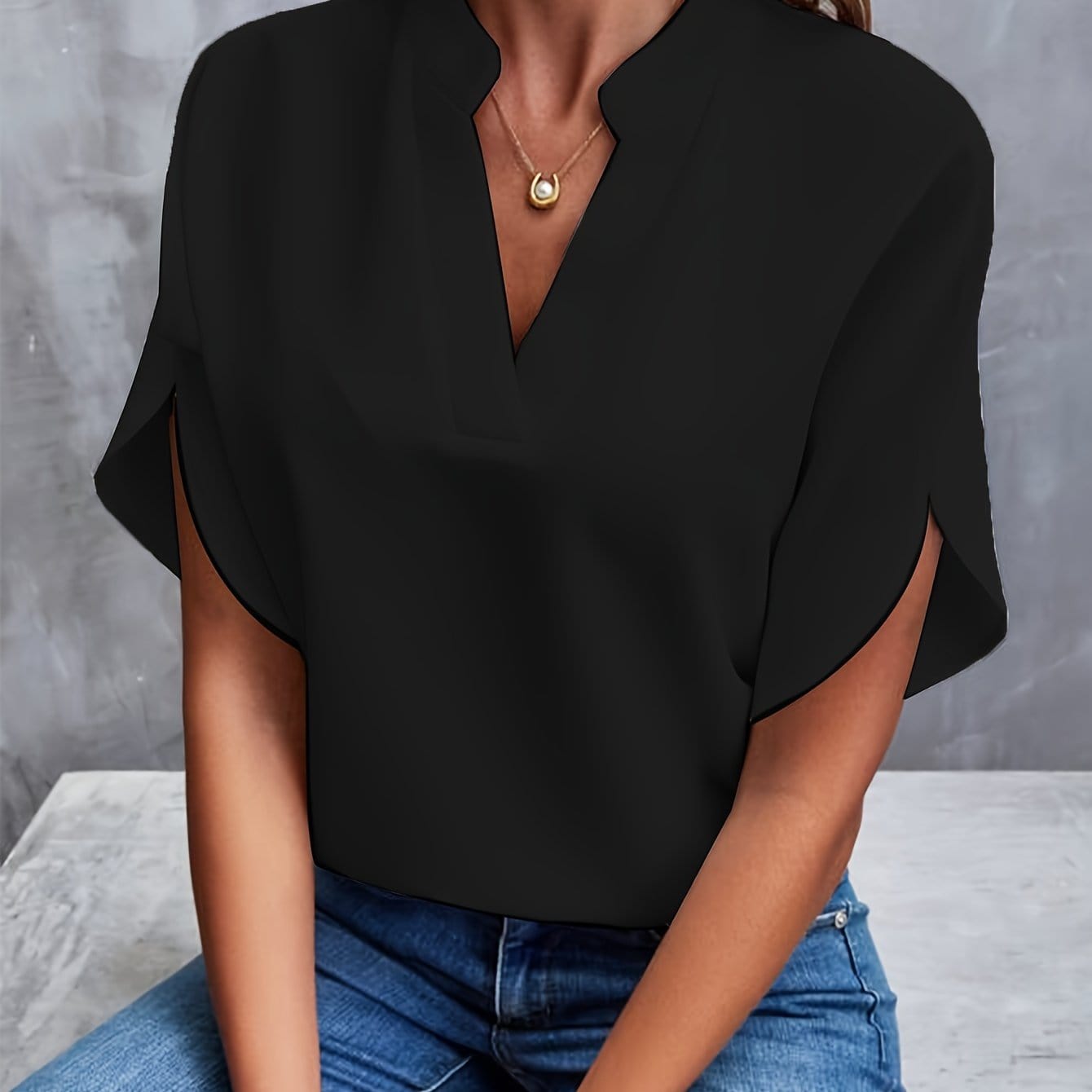 Madi | Draped Blouse