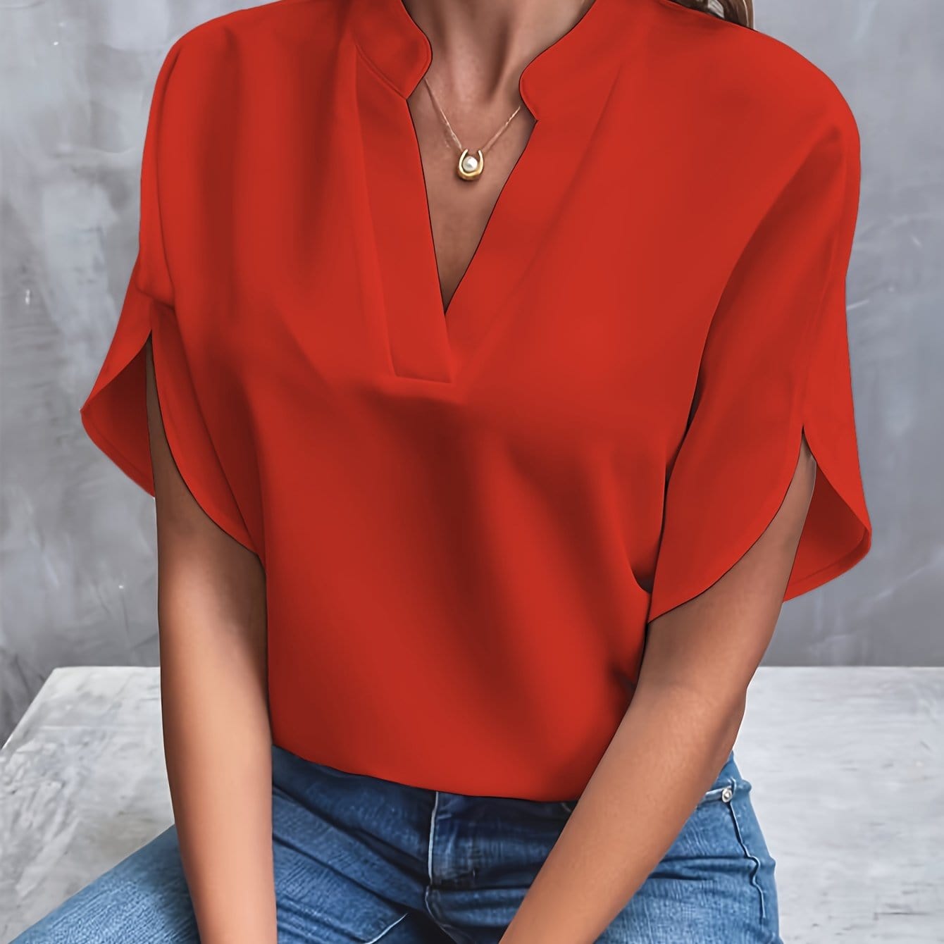 Madi | Draped Blouse