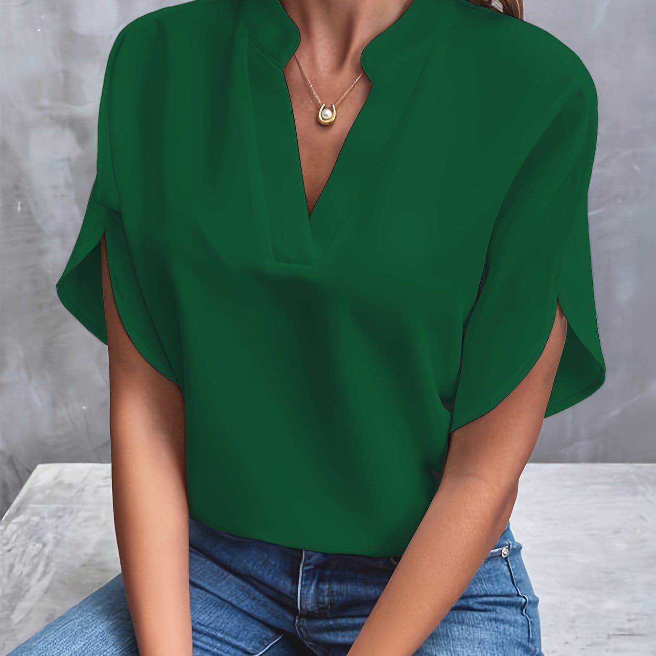 Madi | Draped Blouse