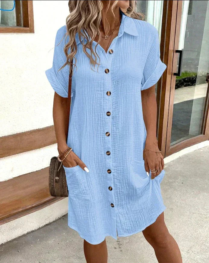 Helen™ - Classic Polo Casual Dress