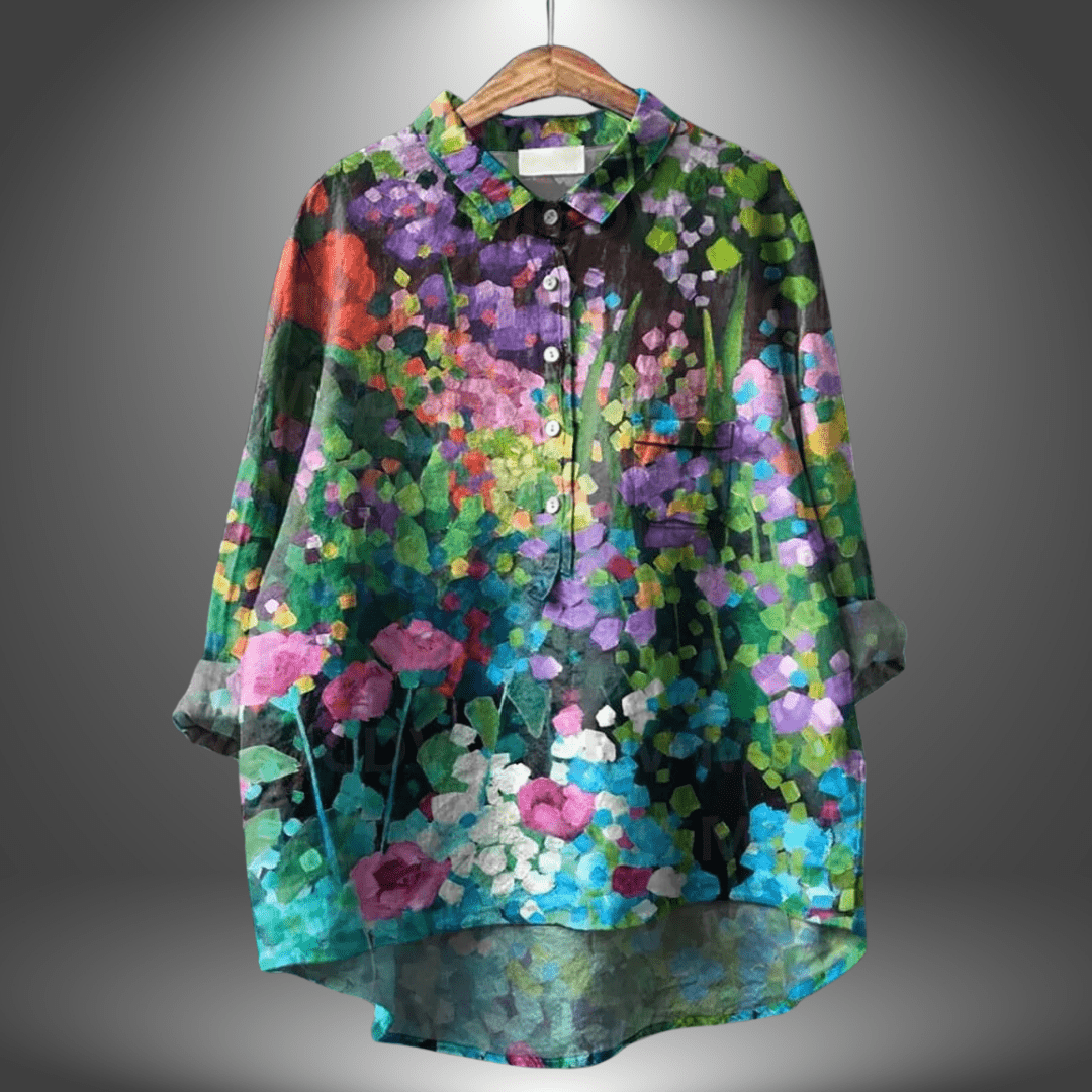 Charlotte | Handmade Floral Shirt for Women - Amour Mayfair