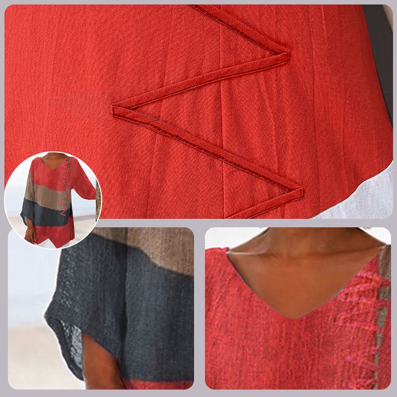 Charlotte – Artistic V-Neck Tunic