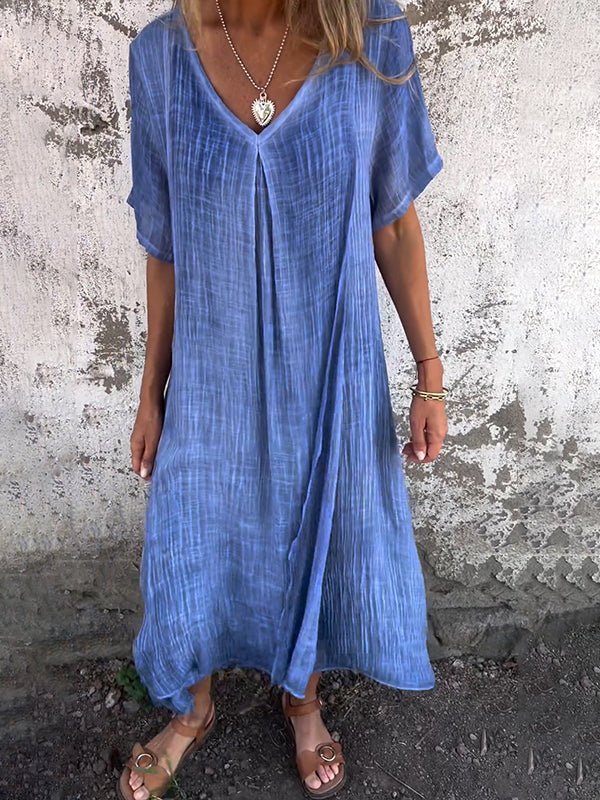 Katie™ | V-Neck Midi Dress