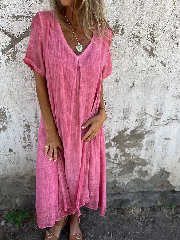 Katie™ | V-Neck Midi Dress