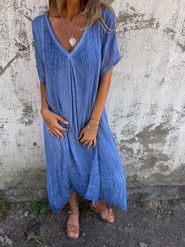 Katie™ | V-Neck Midi Dress